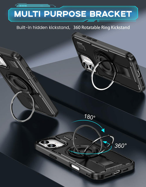 Load image into Gallery viewer, Amytor Designed for iPhone 16 Plus Case, Heavy Duty [15 FT Military Grade Drop
