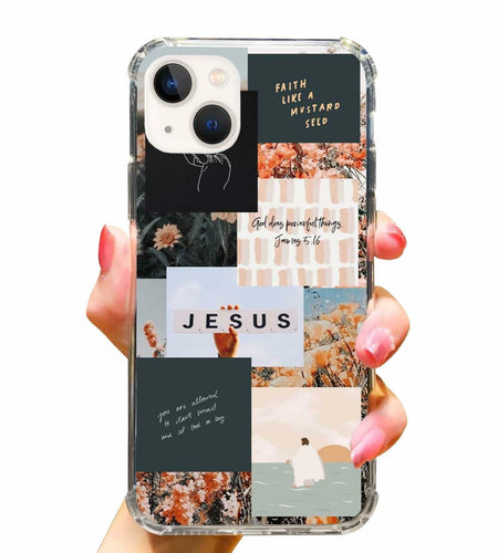 Rewput Halloween Spooky Collage Phone Case for iPhone 15, Creepy Halloween