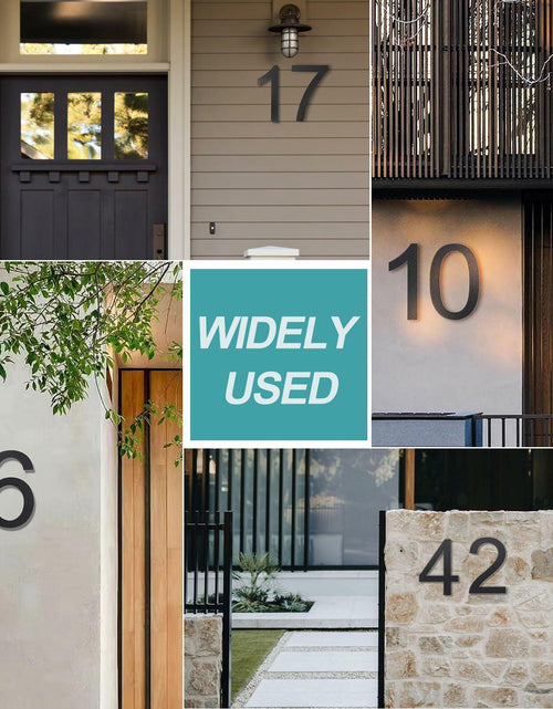 Load image into Gallery viewer, 6 Inch Stainless Steel Self-Adhesive House Number 4 Outdoor Durable
