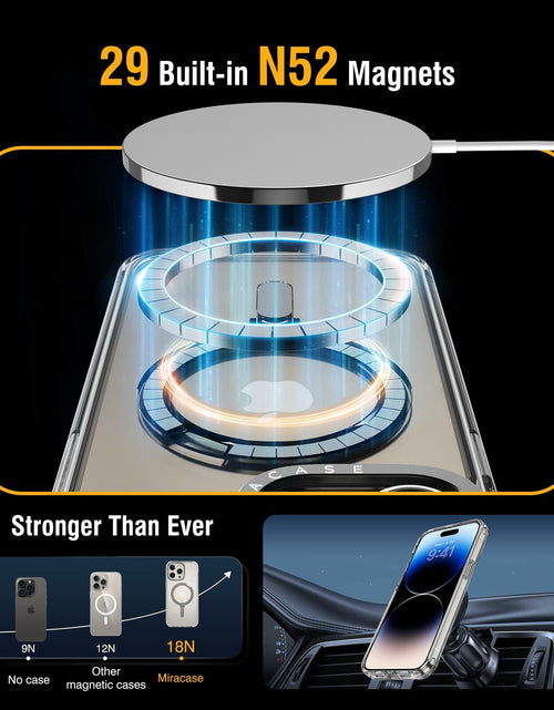 Load image into Gallery viewer, Miracase Designed for iPhone 15 Pro Case with Built-in Kickstand [Compatible
