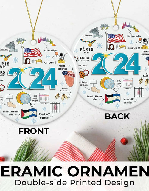 Load image into Gallery viewer, NewEleven 2024 Christmas Ornament Year in Review Memorable Holiday Decor

