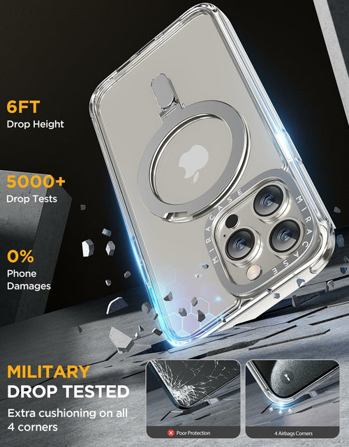 Load image into Gallery viewer, Miracase Designed for iPhone 15 Pro Case with Built-in Kickstand [Compatible
