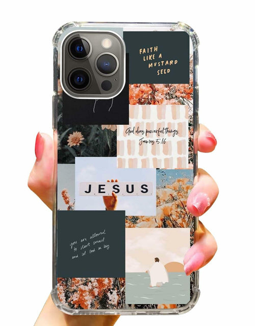 Load image into Gallery viewer, Rewput Boho Cowboy Phone Case for iPhone 15 Pro, Wild West Cactus Boots Moon Sun
