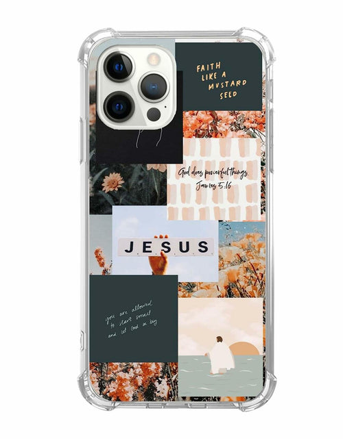 Load image into Gallery viewer, Rewput Boho Cowboy Phone Case for iPhone 15 Pro, Wild West Cactus Boots Moon Sun
