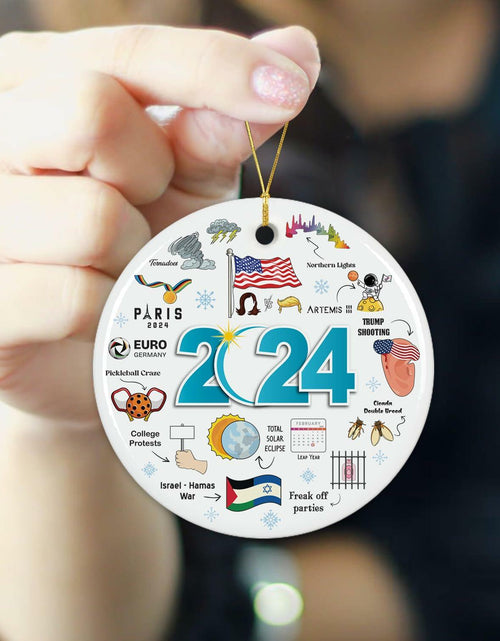 Load image into Gallery viewer, NewEleven 2024 Christmas Ornament Year in Review Memorable Holiday Decor
