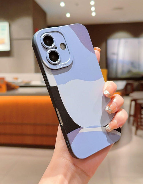Load image into Gallery viewer, YKCZL Compatible with iPhone 16 Case,Cute Painted Art Pattern Full Camera Lens
