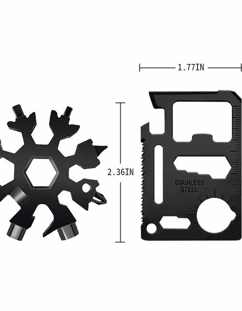 Load image into Gallery viewer, 18 in 1 Multi Tool Black Stocking Stuffers Gifts for Men Dad
