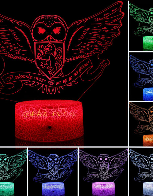 Load image into Gallery viewer, QIANFUN Hedwig Owl Night Light, Niglt Light for Harry Fans (Hedwig)
