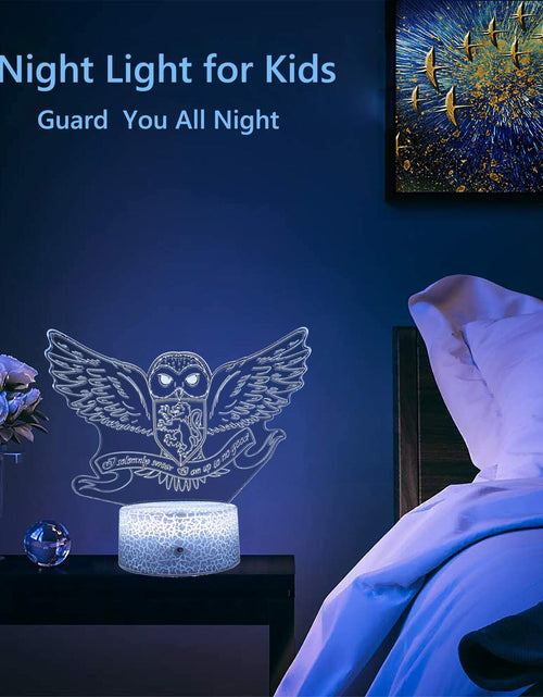 Load image into Gallery viewer, QIANFUN Hedwig Owl Night Light, Niglt Light for Harry Fans (Hedwig)
