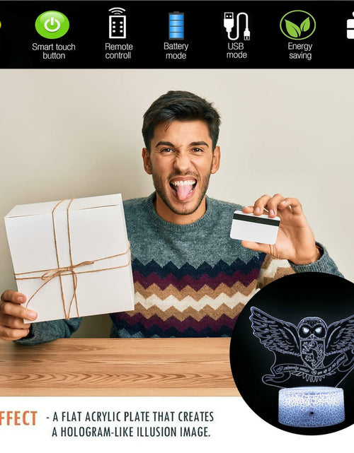 Load image into Gallery viewer, QIANFUN Hedwig Owl Night Light, Niglt Light for Harry Fans (Hedwig)
