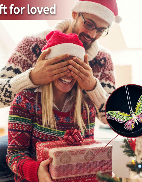Load image into Gallery viewer, Colorful Butterfly Christmas Ornaments Tree Charms - New - Single Unit
