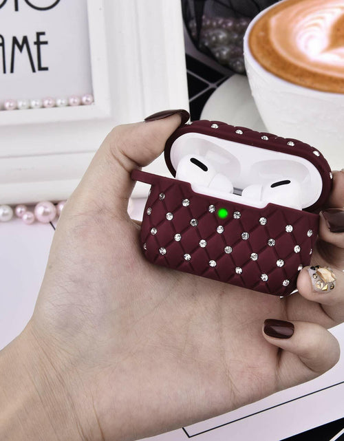 Load image into Gallery viewer, CAGOS AirPods Pro Case Bling Crystal Sparkle Protective Cover Cute
