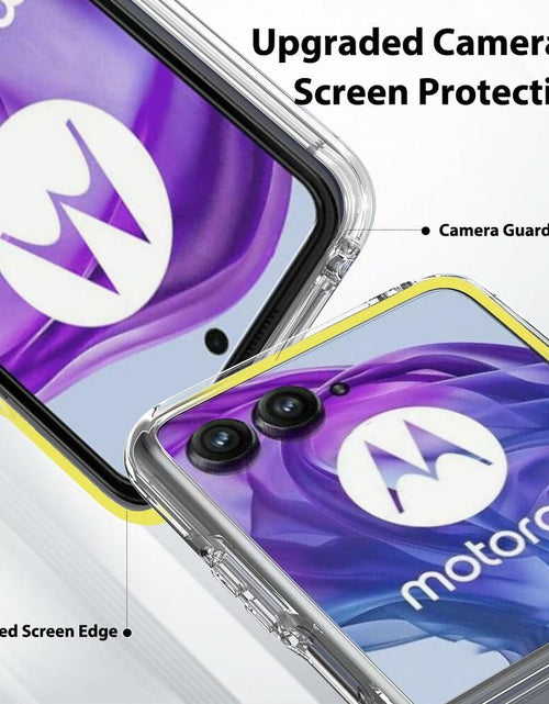 Load image into Gallery viewer, Sucnakp Clear TPU Case for Motorola Razr+ 2024 with TPU Bumper – YKL Clear

