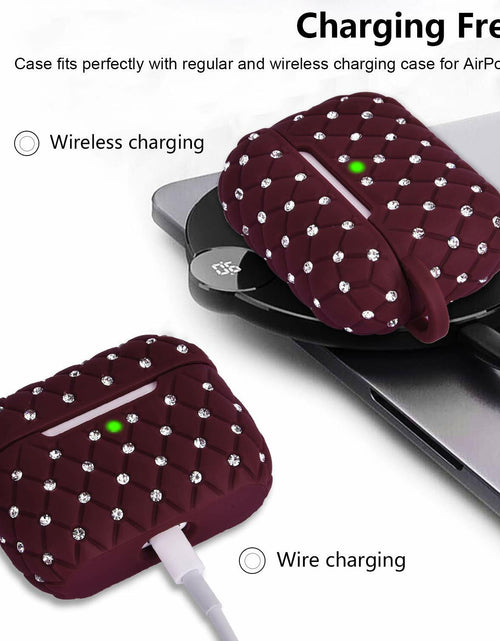 Load image into Gallery viewer, CAGOS AirPods Pro Case Bling Crystal Sparkle Protective Cover Cute
