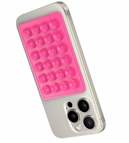YIGO MASTER Silicone Suction Cups Phone Grip Rose Red Durable Adhesive