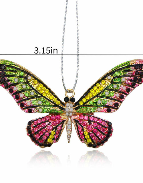 Load image into Gallery viewer, Colorful Butterfly Christmas Ornaments Tree Charms - New - Single Unit
