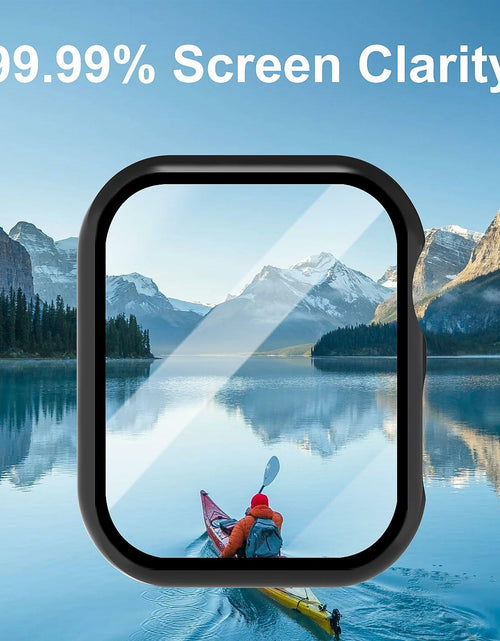 Load image into Gallery viewer, 2-Pack 44mm Case w/ Screen Protector for Apple Watch SE/6/5/4 – Black &amp; Clear
