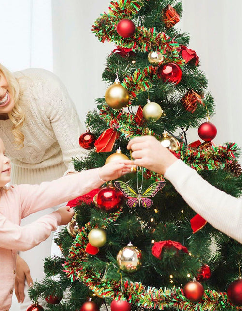 Load image into Gallery viewer, Colorful Butterfly Christmas Ornaments Tree Charms - New - Single Unit
