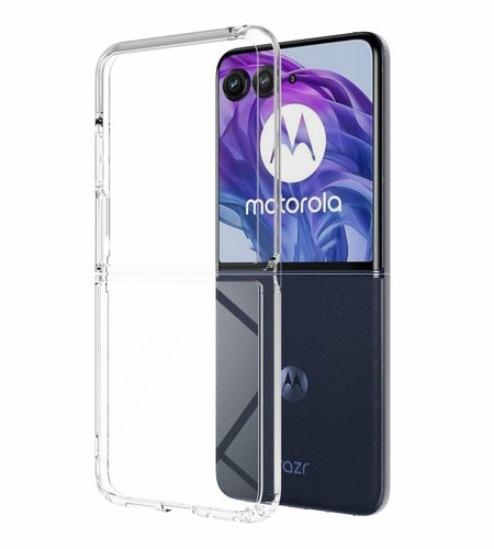 Sucnakp Clear TPU Case for Motorola Razr+ 2024 with TPU Bumper – YKL Clear