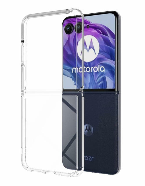 Load image into Gallery viewer, Sucnakp Clear TPU Case for Motorola Razr+ 2024 with TPU Bumper – YKL Clear
