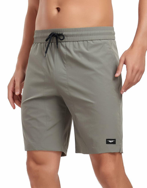 Load image into Gallery viewer, Seaskin Mens Quick Dry Swim Trunks Board Shorts Gray Size XS
