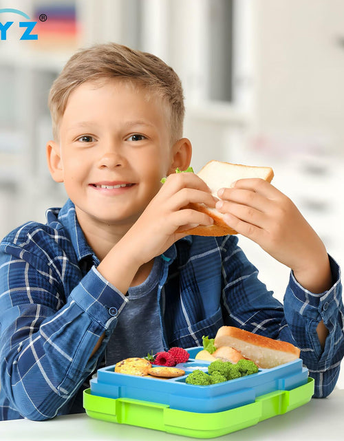 Load image into Gallery viewer, HiYZ Kids Bento Lunch Box 5 Compartments Leak-Proof BPA-Free Ages 3-7
