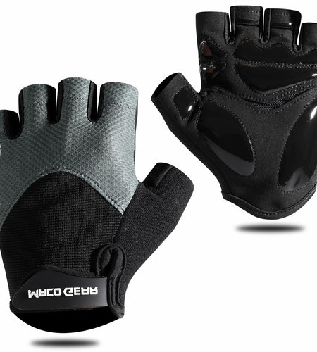 WTACTFUL Half Finger Cycling Gloves for Men/Women – Workout & Biking, Black L