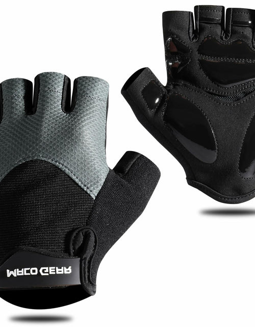 Load image into Gallery viewer, WTACTFUL Half Finger Cycling Gloves for Men/Women – Workout &amp; Biking, Black L
