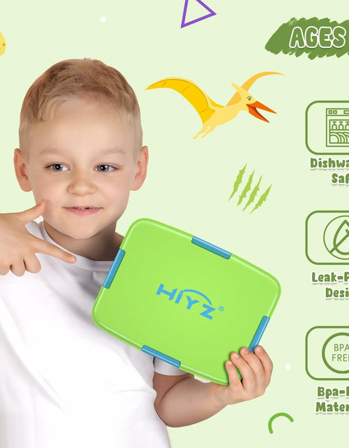 Load image into Gallery viewer, HiYZ Kids Bento Lunch Box 5 Compartments Leak-Proof BPA-Free Ages 3-7

