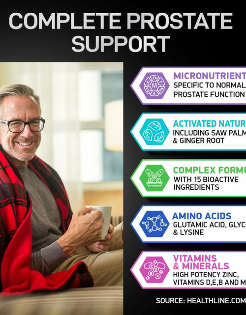 Load image into Gallery viewer, BIOACTIVE LABS Prostate Supplement – Saw Palmetto &amp; Pumpkin, 180 Tabs
