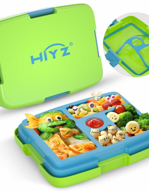 Load image into Gallery viewer, HiYZ Kids Bento Lunch Box 5 Compartments Leak-Proof BPA-Free Ages 3-7
