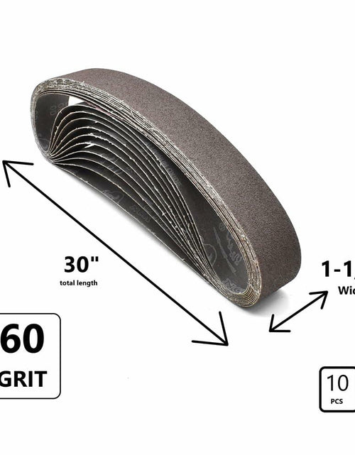 Load image into Gallery viewer, Specialty Diamond HPG60 1.5x30in Sanding Belt 60 Grit Aluminum Oxide New
