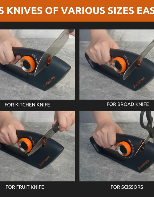 Load image into Gallery viewer, 5-in-1 Adjustable Knife Sharpener for Kitchen &amp; Scissors Ergonomic Design
