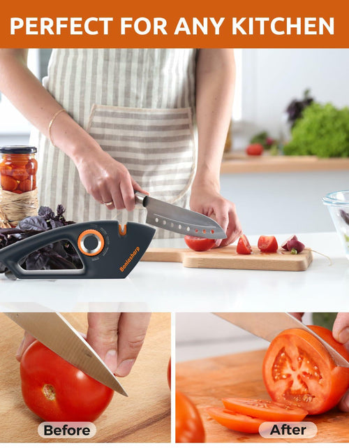 Load image into Gallery viewer, 5-in-1 Adjustable Knife Sharpener for Kitchen &amp; Scissors Ergonomic Design
