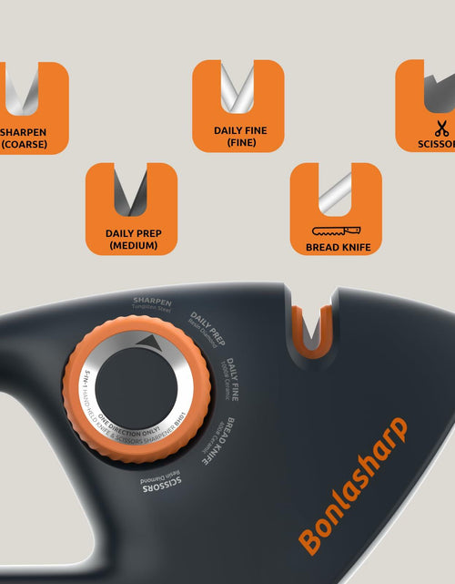 Load image into Gallery viewer, 5-in-1 Adjustable Knife Sharpener for Kitchen &amp; Scissors Ergonomic Design
