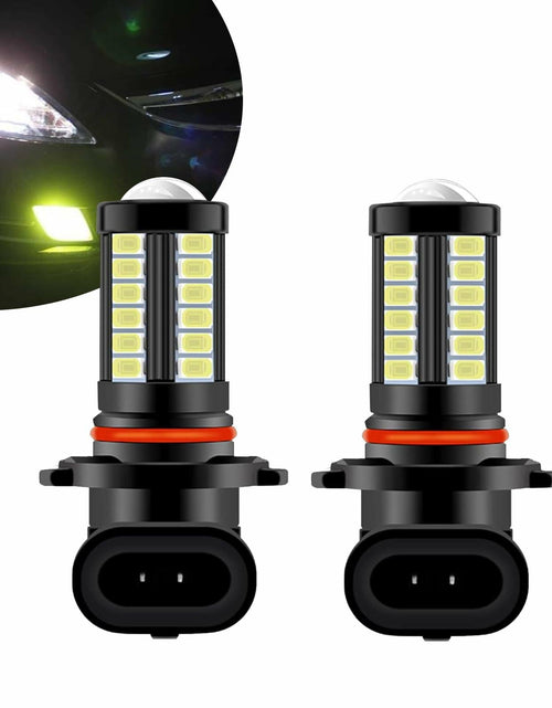 Load image into Gallery viewer, GKmow 2-Pack 9006 LED Fog Light Bulbs 6500K White 2800 Lumens Super Bright
