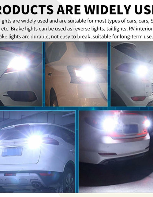 Load image into Gallery viewer, Nowkont 2-Pack LED Turn Brake Lights 12V White #1157 Universal Waterproof
