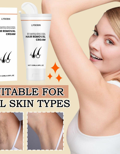 Load image into Gallery viewer, Moisturizing Long-Lasting Flawless Hair Removal Cream for Body &amp; Face 2oz
