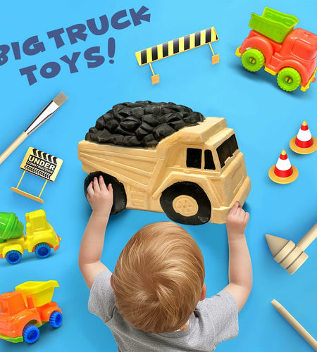 YGOVVK STEM Construction Truck Toy Kit with Surprise Truck, Kids 3-12