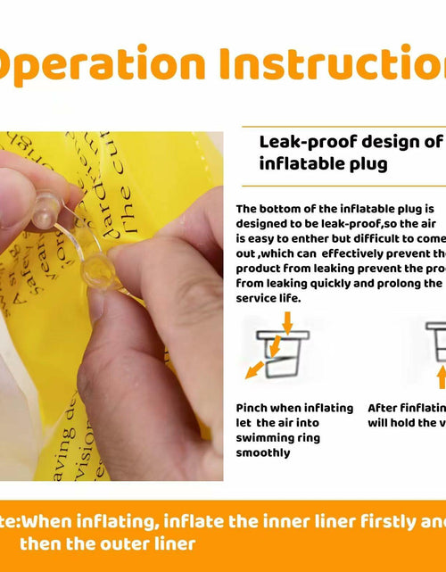 Load image into Gallery viewer, Jioqoti Kids Swim Vest Adjustable Buckle Yellow 30-50 lbs Size L
