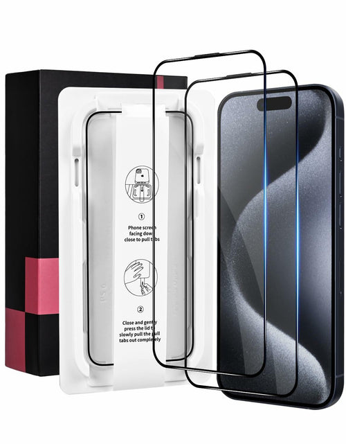 Load image into Gallery viewer, pocamax iPhone 16 6.1" Tempered Glass Screen Protector 2-Pack
