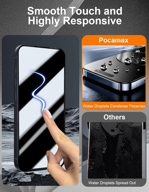 Load image into Gallery viewer, pocamax iPhone 16 6.1" Tempered Glass Screen Protector 2-Pack
