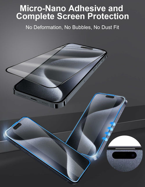 Load image into Gallery viewer, pocamax iPhone 16 6.1" Tempered Glass Screen Protector 2-Pack

