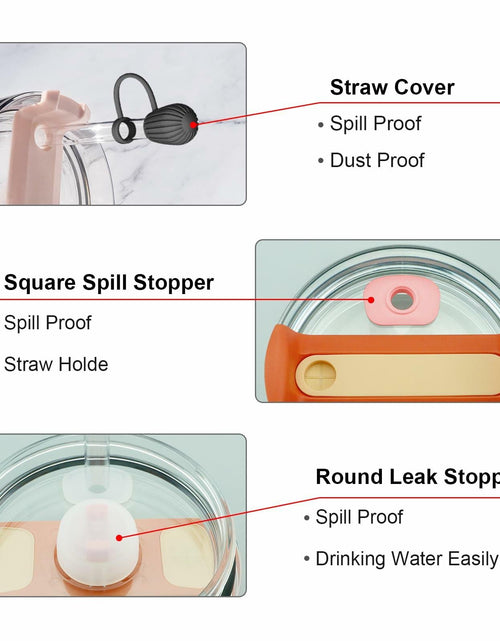 Load image into Gallery viewer, Alwenid Silicone Stopper Boot for Stanley 30oz 40oz Tumbler Leak Proof

