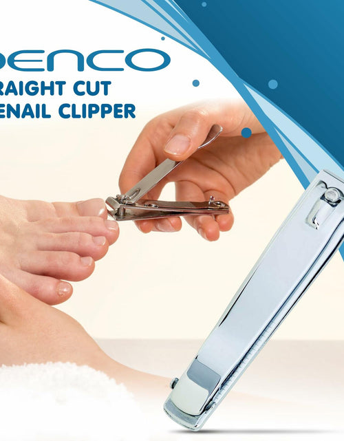 Load image into Gallery viewer, Denco Straight Cut Toenail Clipper Silver 1 Count Model 3559N New
