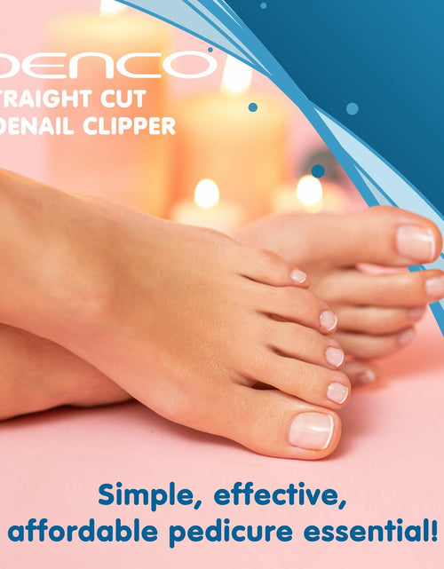 Load image into Gallery viewer, Denco Straight Cut Toenail Clipper Silver 1 Count Model 3559N New
