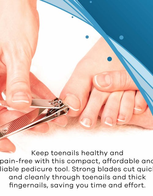 Load image into Gallery viewer, Denco Straight Cut Toenail Clipper Silver 1 Count Model 3559N New

