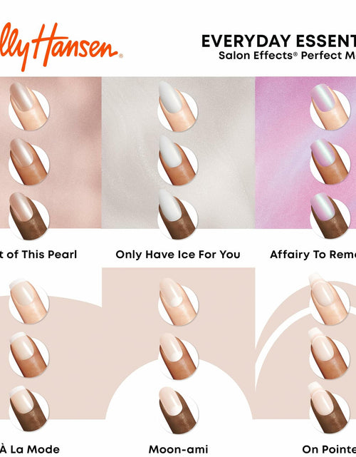 Load image into Gallery viewer, Sally Hansen Salon Effects Perfect Manicure Moon-Ami OV161 24 Oval Nails
