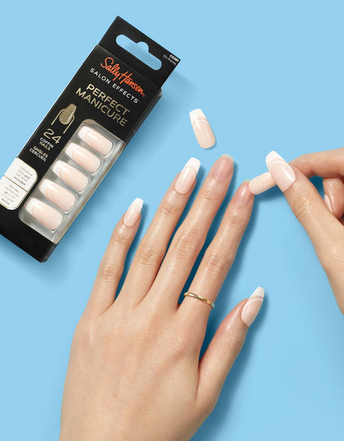 Load image into Gallery viewer, Sally Hansen Salon Effects Perfect Manicure Moon-Ami OV161 24 Oval Nails
