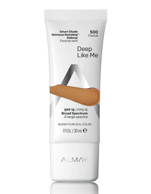 Load image into Gallery viewer, Almay Smart Shade Foundation 1oz 500 Deep Like Me Natural Finish SPF 15
